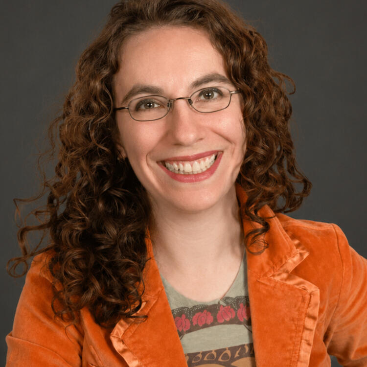 Naomi Novik Portrait of Distinctive Fantasy Author, Naomi Novik best known for her book Uprooted.
