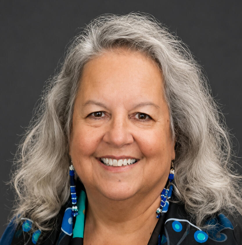 Portrait of Beloved Nature Writer Robin Wall Kimmerer, best known for her book Braiding Sweetgrass.