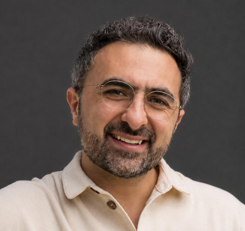 Mustafa Suleyman Portrait of Mustafa Suleyman, Artificial Intelligence technology Leader and Author. Best Known for His Book, The Coming Wave.